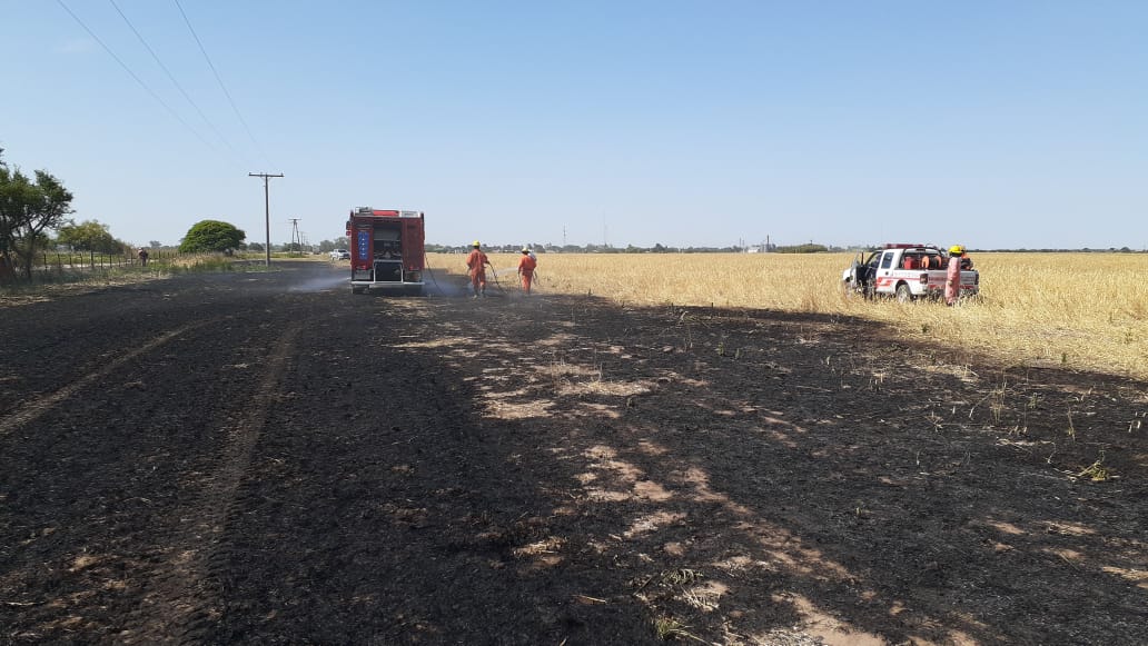 Incendio en zona rural de El Arañado