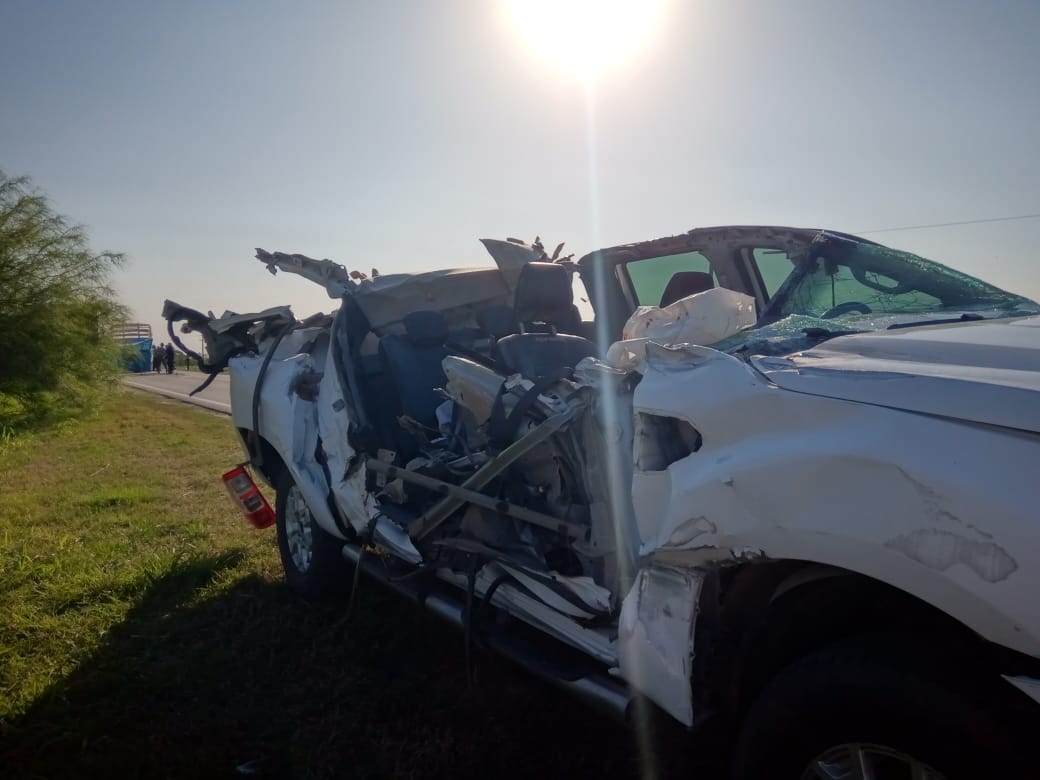 Tres heridos en un múltiple choque en la ruta 158 en cercanías de Trinchera