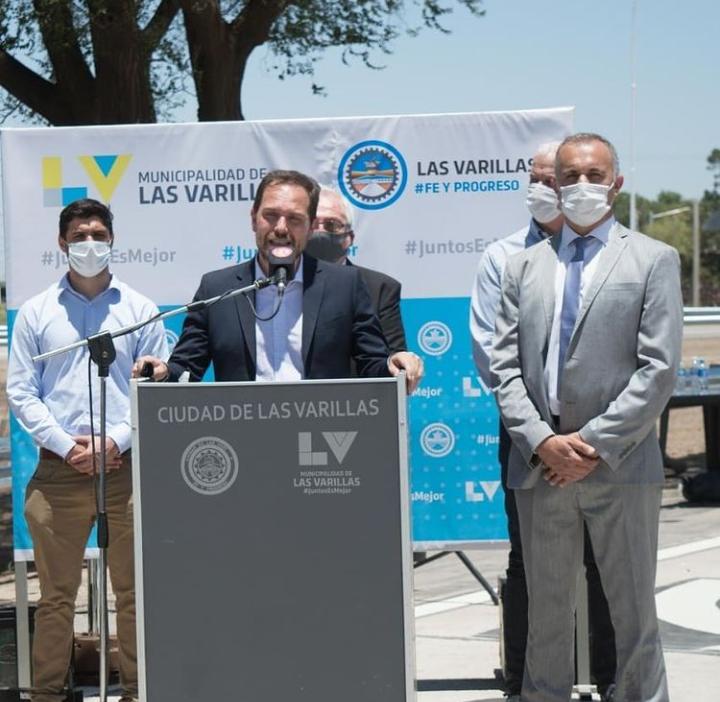 Inauguración de acceso sur por Ruta 158: “Con la paralización de esta obra se le había puesto un tapón a Las Varillas”, dijo Martín Gill