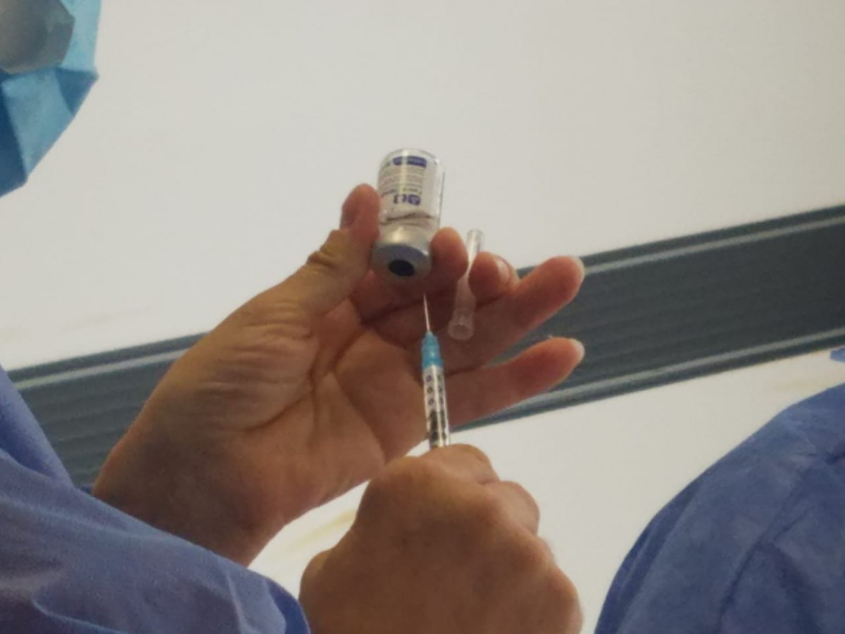 Profesionales de la Salud  de Las Varillas fueron vacunados en San Francisco contra el coronvirus