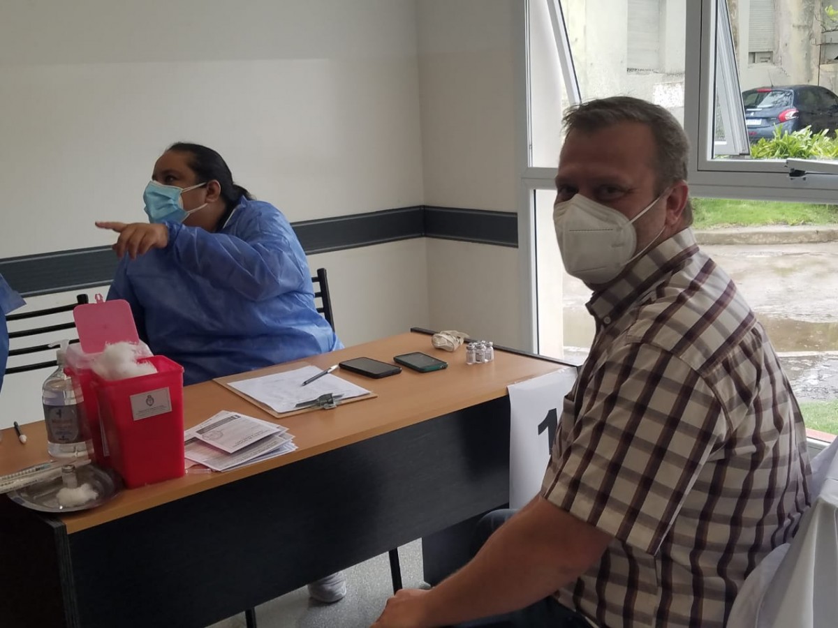 Profesionales de la Salud  de Las Varillas fueron vacunados en San Francisco contra el coronvirus