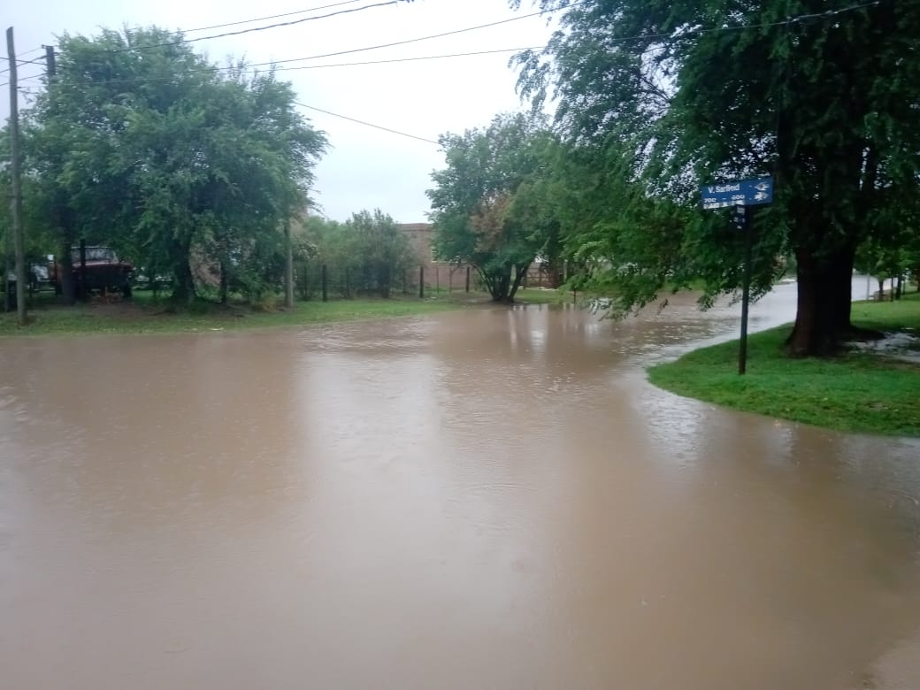 Lluvia torrencial en Las Varillas. Galería de imágenes