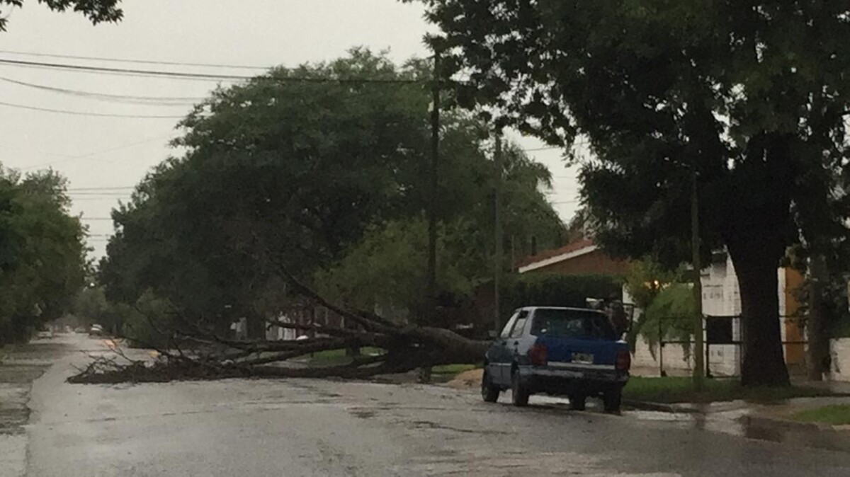 Lluvia torrencial en Las Varillas. Galería de imágenes