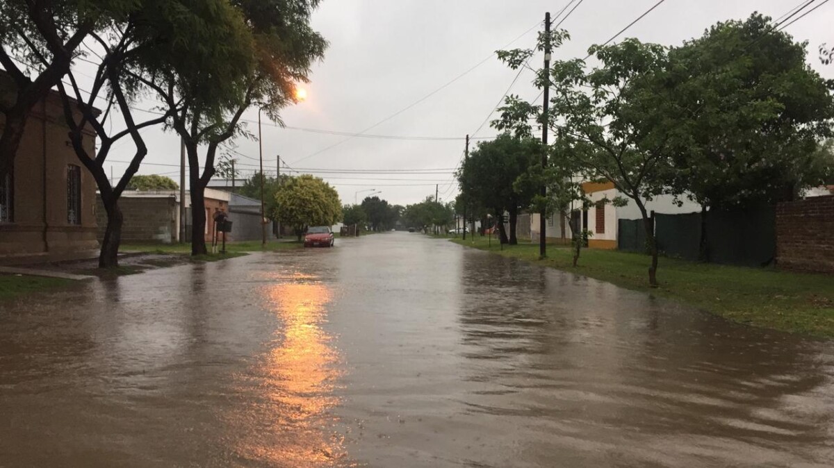Lluvia torrencial en Las Varillas. Galería de imágenes