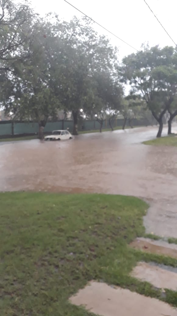 Lluvia torrencial en Las Varillas. Galería de imágenes