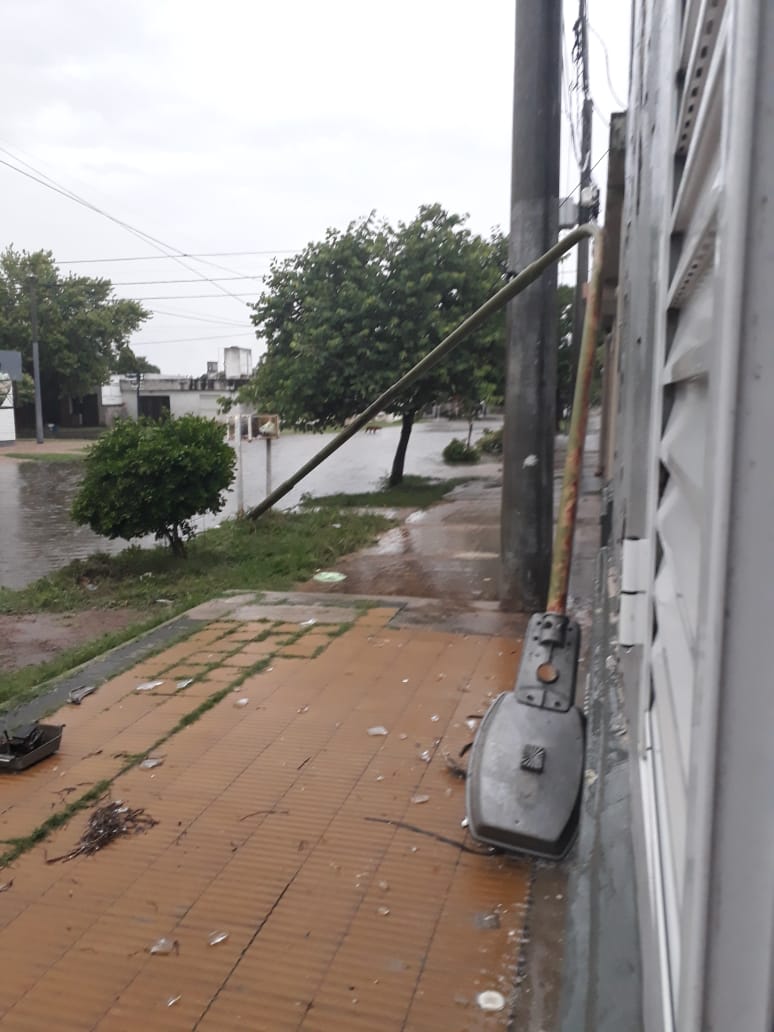 Lluvia torrencial en Las Varillas. Galería de imágenes