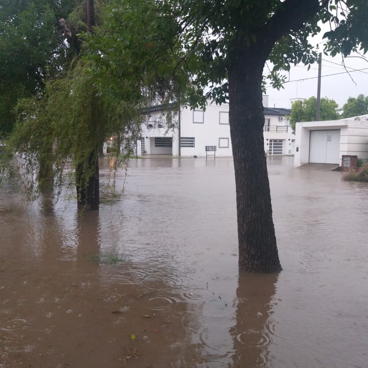 Lluvia torrencial en Las Varillas. Galería de imágenes