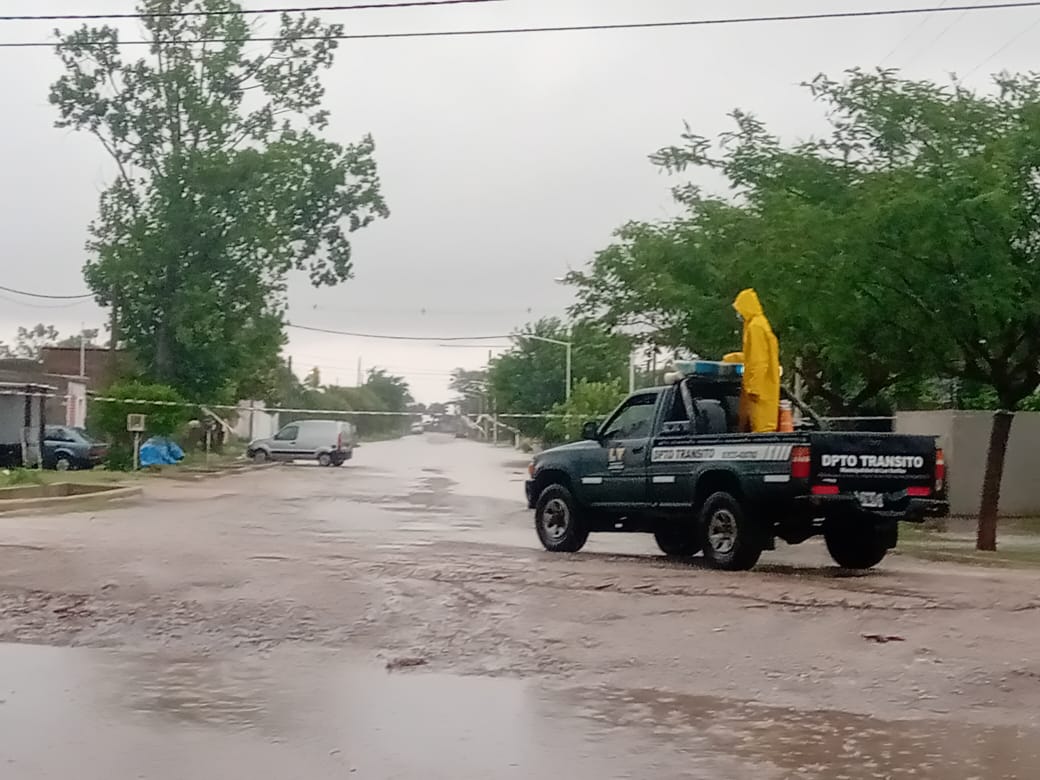 Lluvia torrencial en Las Varillas. Galería de imágenes