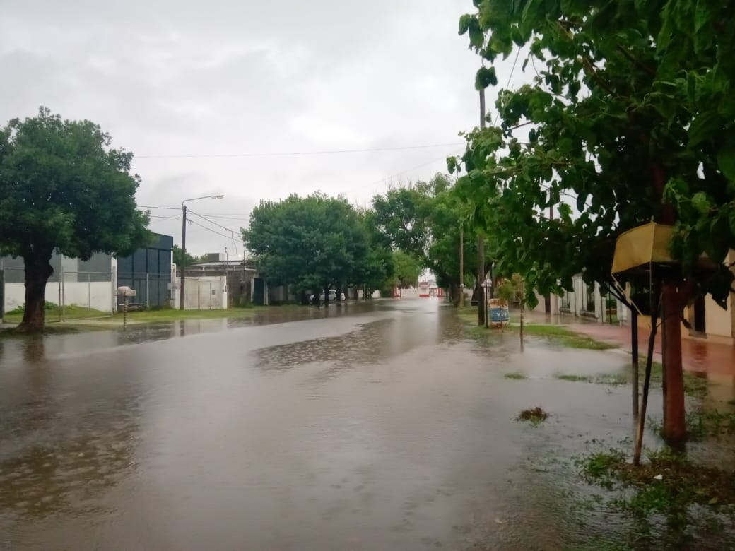 Lluvia torrencial en Las Varillas. Galería de imágenes
