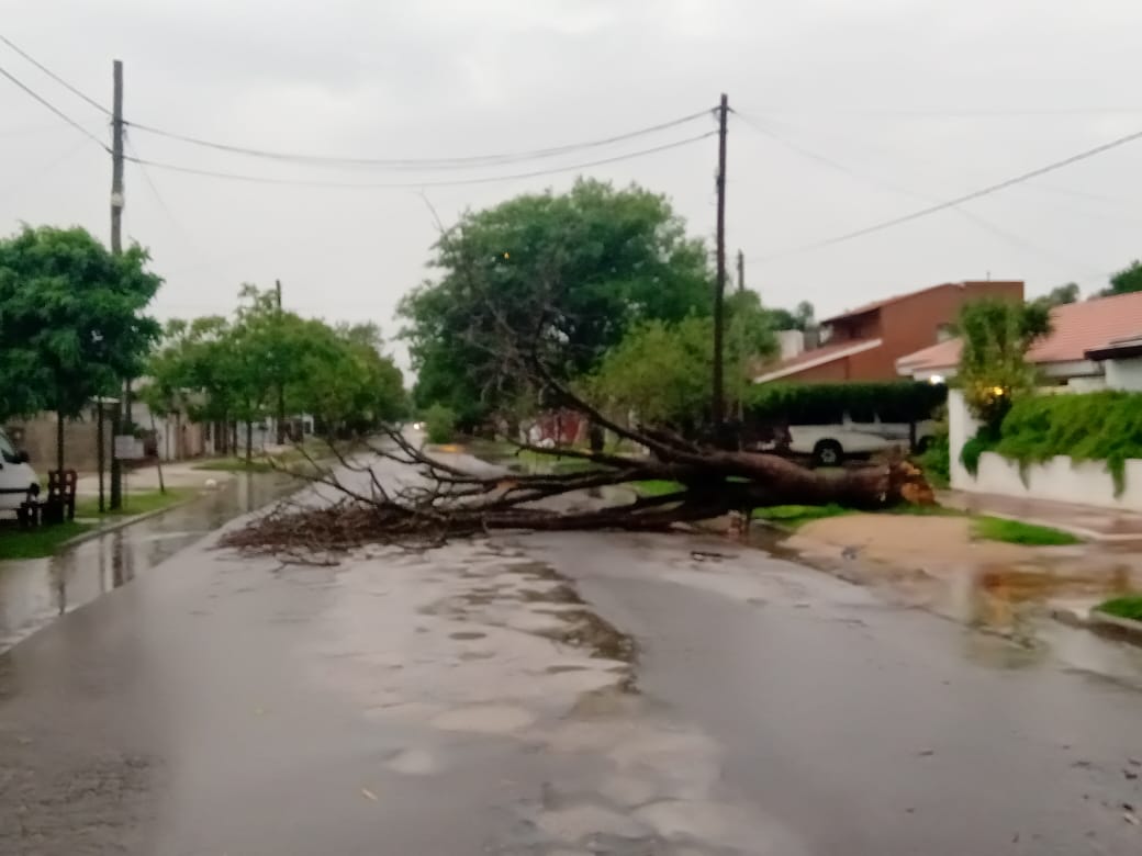 Lluvia torrencial en Las Varillas. Galería de imágenes