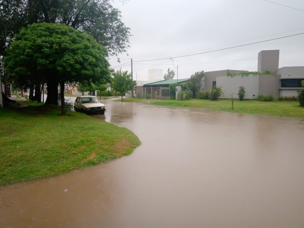 Lluvia torrencial en Las Varillas. Galería de imágenes