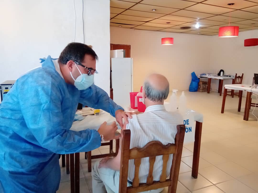 Día histórico: Comenzó la vacunación contra el Covid en Las Varillas