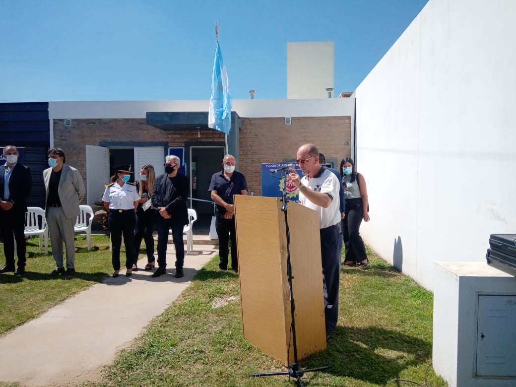 El Ministro Alfonso Mosquera inauguró la sede de la Patrulla Rural en Las Varillas