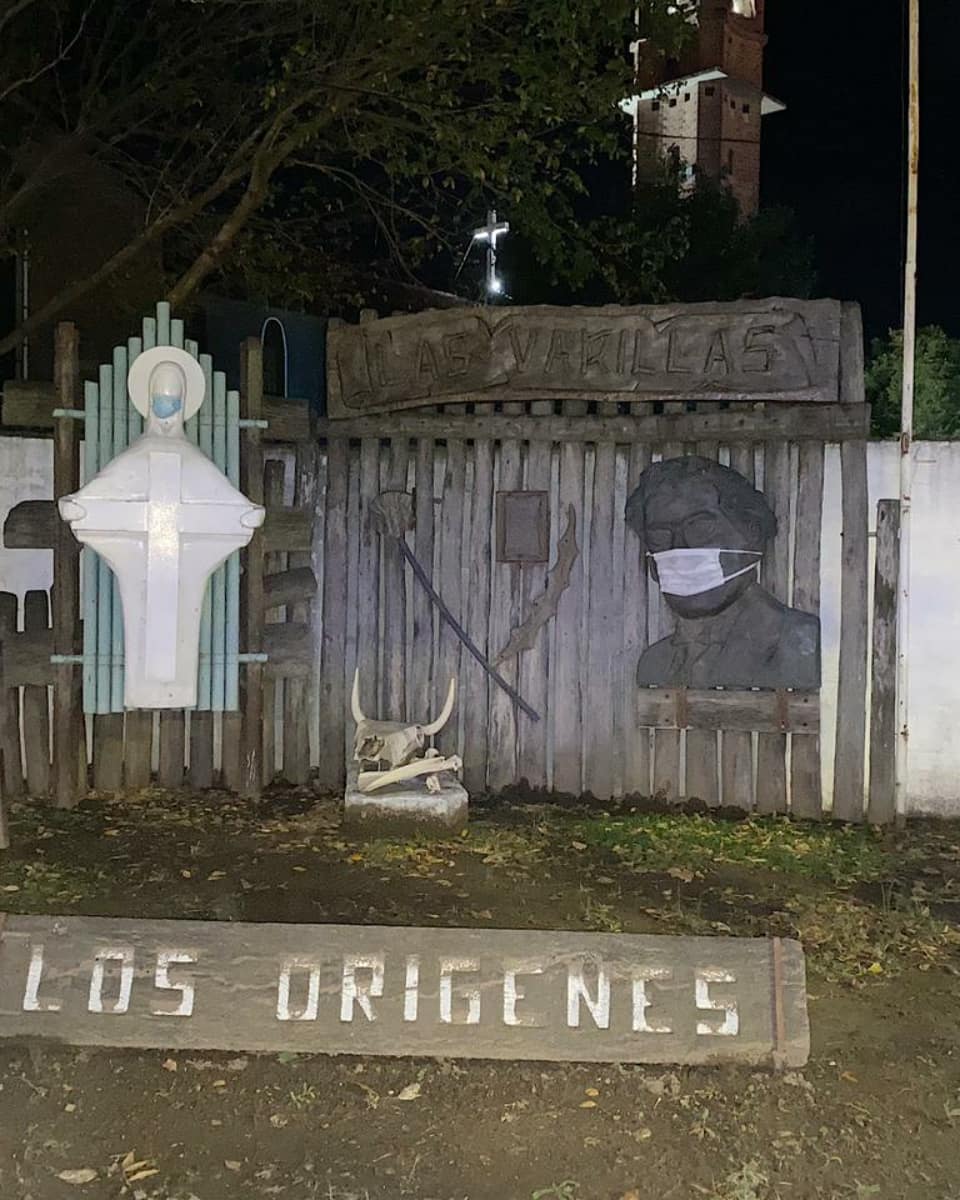 Original campaña de prevención contra el coronavirus encaró la Municipalidad de Las Varillas