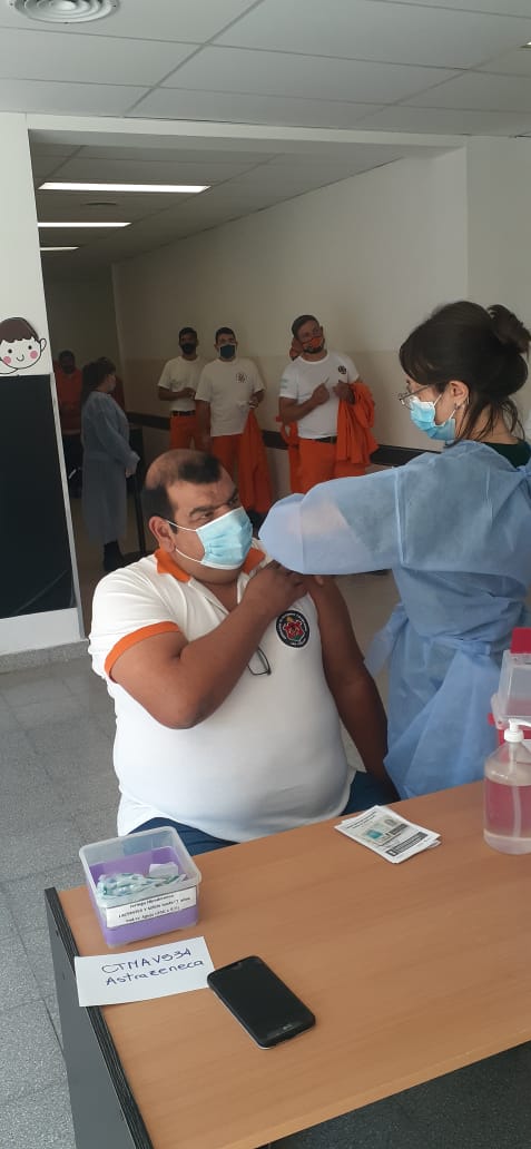 Bomberos Voluntarios: compra de equipamiento y vacunación contra el covid de efectivos locales