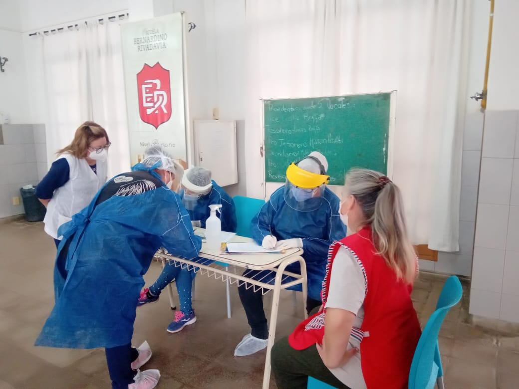 Testeados negativos en la Escuela Rivadavia