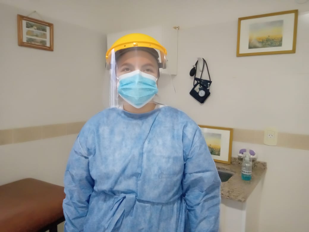 Una enfermera relató cómo se vive la situación de pandemia en una clínica