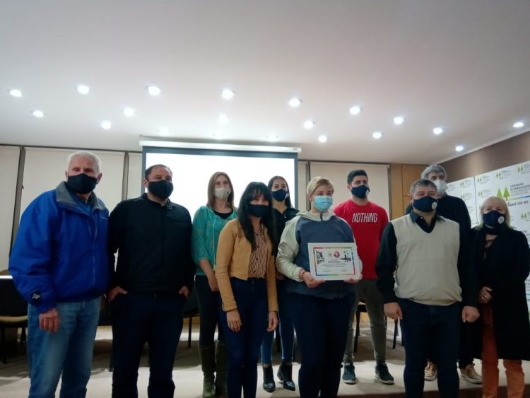 Reconocimiento a la atleta cooperativa Natalia Boggero