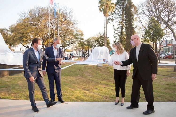 Inauguración de Plaza San Martín: Nación realizará numerosas obras de infraestructura en Las Varillas