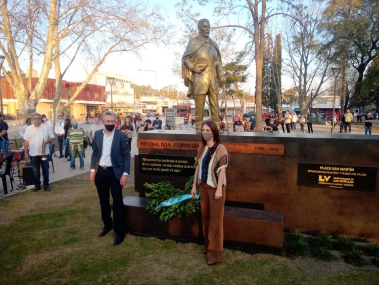 Inauguración de Plaza San Martín: Nación realizará numerosas obras de infraestructura en Las Varillas