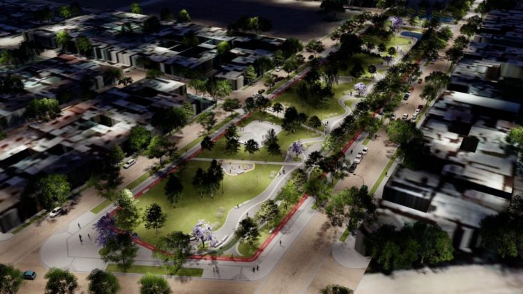 Calvo anunció la construcción del Parque de la Familia y realizó aportes para municipios e instituciones