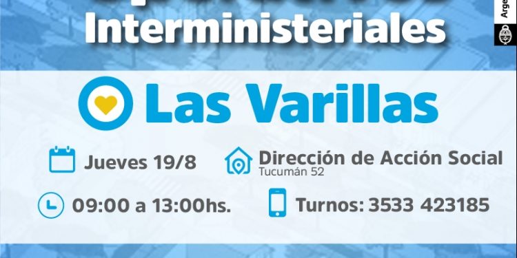 Operativo interministerial el jueves en Las Varillas