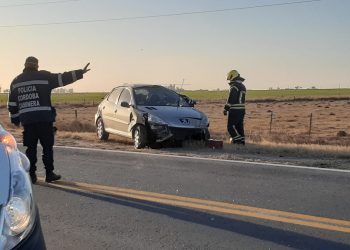 Accidente cerca de Trinchera. Un herido leve