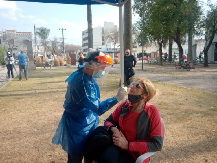 Testeos  negativos de covid en el Operativo Detectar
