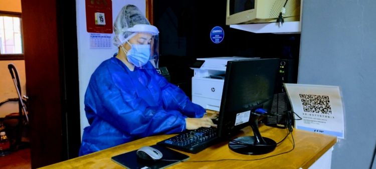 Ya funciona el centro de hisopados en el Gran Hotel