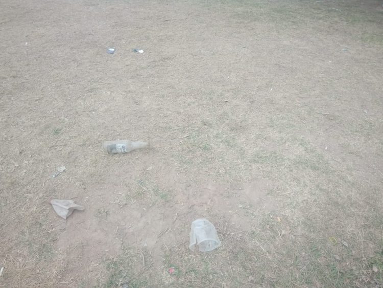 Vergüenza debería darles, así amaneció el Paseo del Caminante
