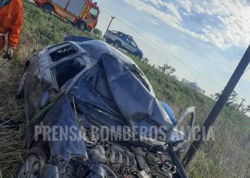 Accidente sin consecuencias personales sobre Ruta Provincial 13