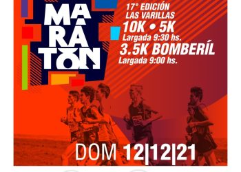 El domingo 12 de diciembre se realizará la 17ma maratón de Las Varillas