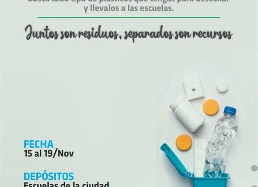Comienza hoy la campaña del plástico.