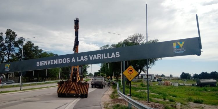 Comenzó la instalación de delimitadores de altura en los accesos a la ciudad