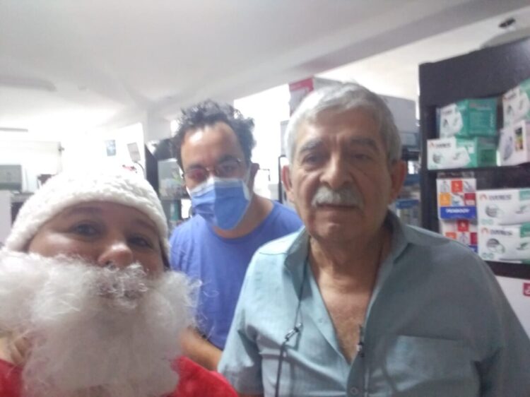 El Dúo Ho Ho Ho recorrió la ciudad