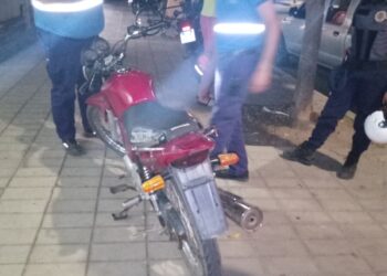 Operativo de control de motos en la ciudad