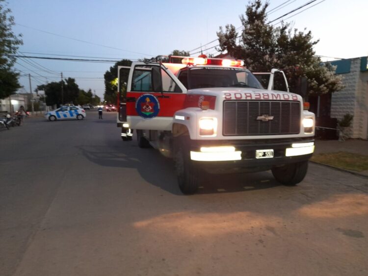 Principio de Incendio en una Peluquería