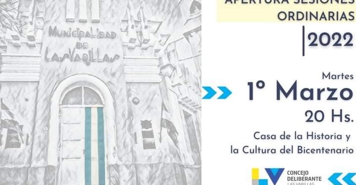 El 1 de marzo se realizará la apertura de sesiones ordinarias del Concejo Deliberante