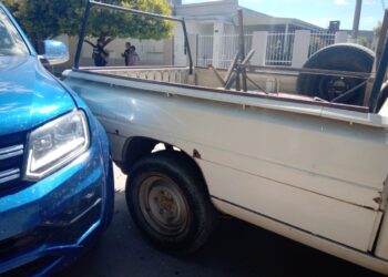 El choque nuestro de cada día: colisionaron dos camionetas