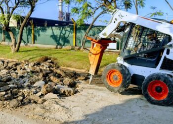 Comenzó la segunda etapa de bacheo en calle Independencia