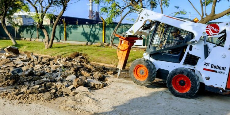 Comenzó la segunda etapa de bacheo en calle Independencia