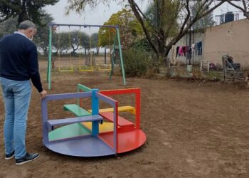 El Municipio recuperó la plazoleta de B° Pueblo Chico