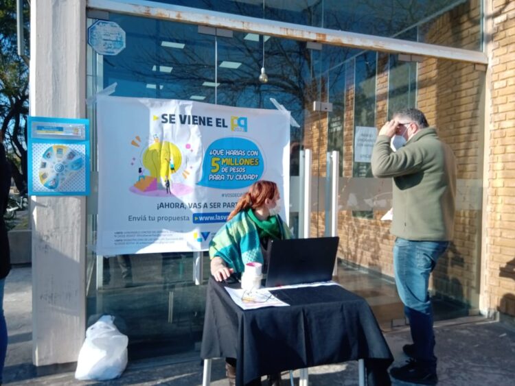 Habilitaron  el Punto Voto frente al Palacio Municipal