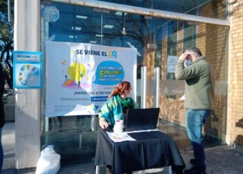 Habilitaron  el Punto Voto frente al Palacio Municipal