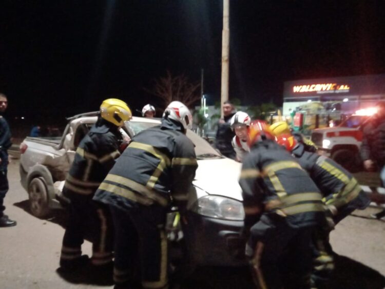 Un herido de gravedad en un choque en RP 13 y Cura Brochero