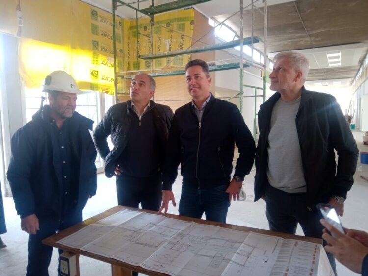 Manuel Calvo supervisó obras del gobierno provincial en Las Varillas