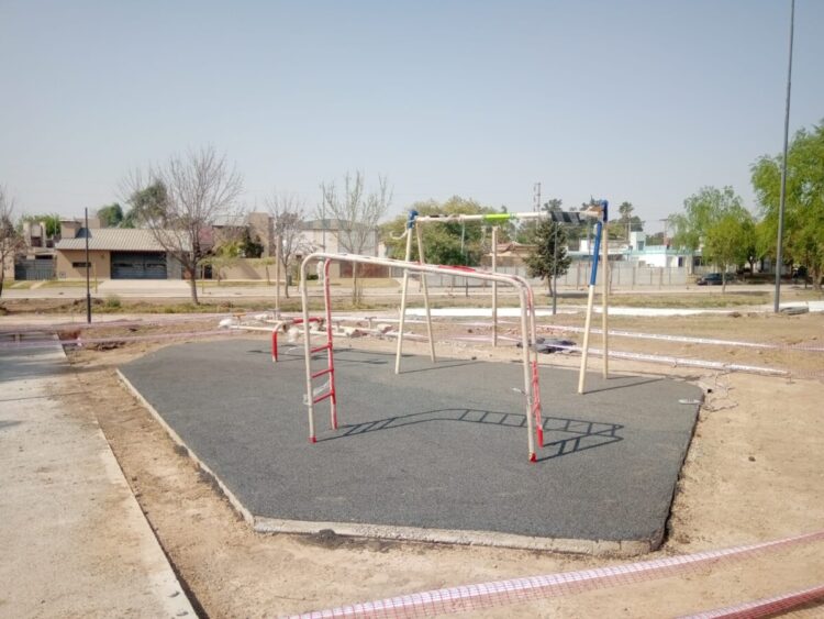 Manuel Calvo supervisó obras del gobierno provincial en Las Varillas