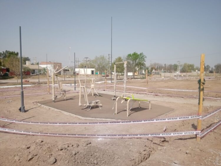 Manuel Calvo supervisó obras del gobierno provincial en Las Varillas