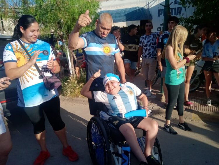 Las Varillas festejó el pase de Argentina a la final de la copa del mundo de Qatar