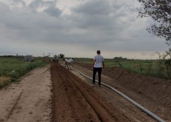 Ampliación de la red de agua potable en el Loteo Caverzasi